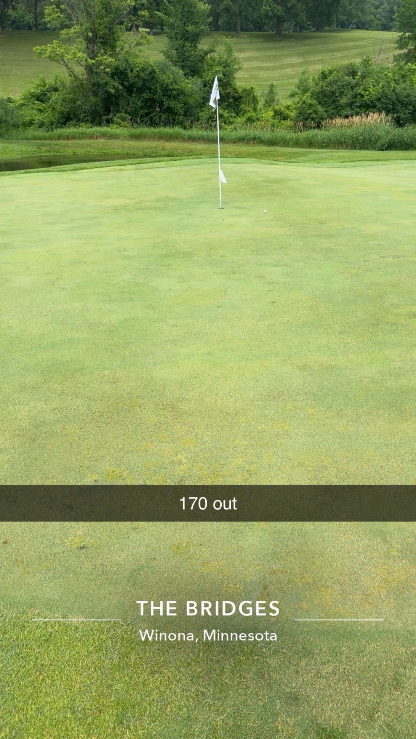 Golfer photo from a round at Bridges Golf Club in Winona, Minnesota