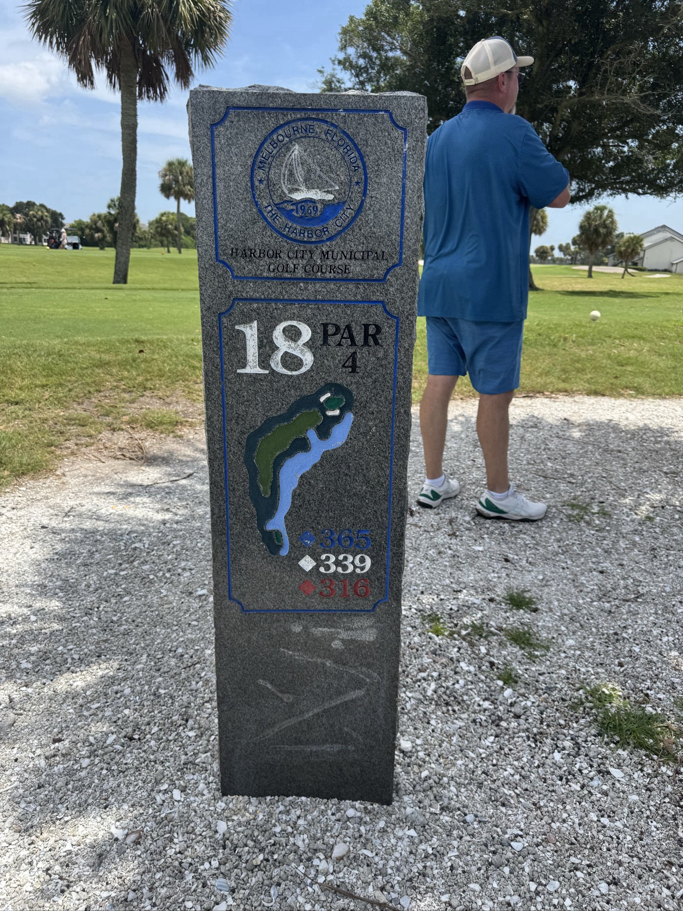 Golfer photo from a round at Mallards Landing Golf in Melbourne, Florida