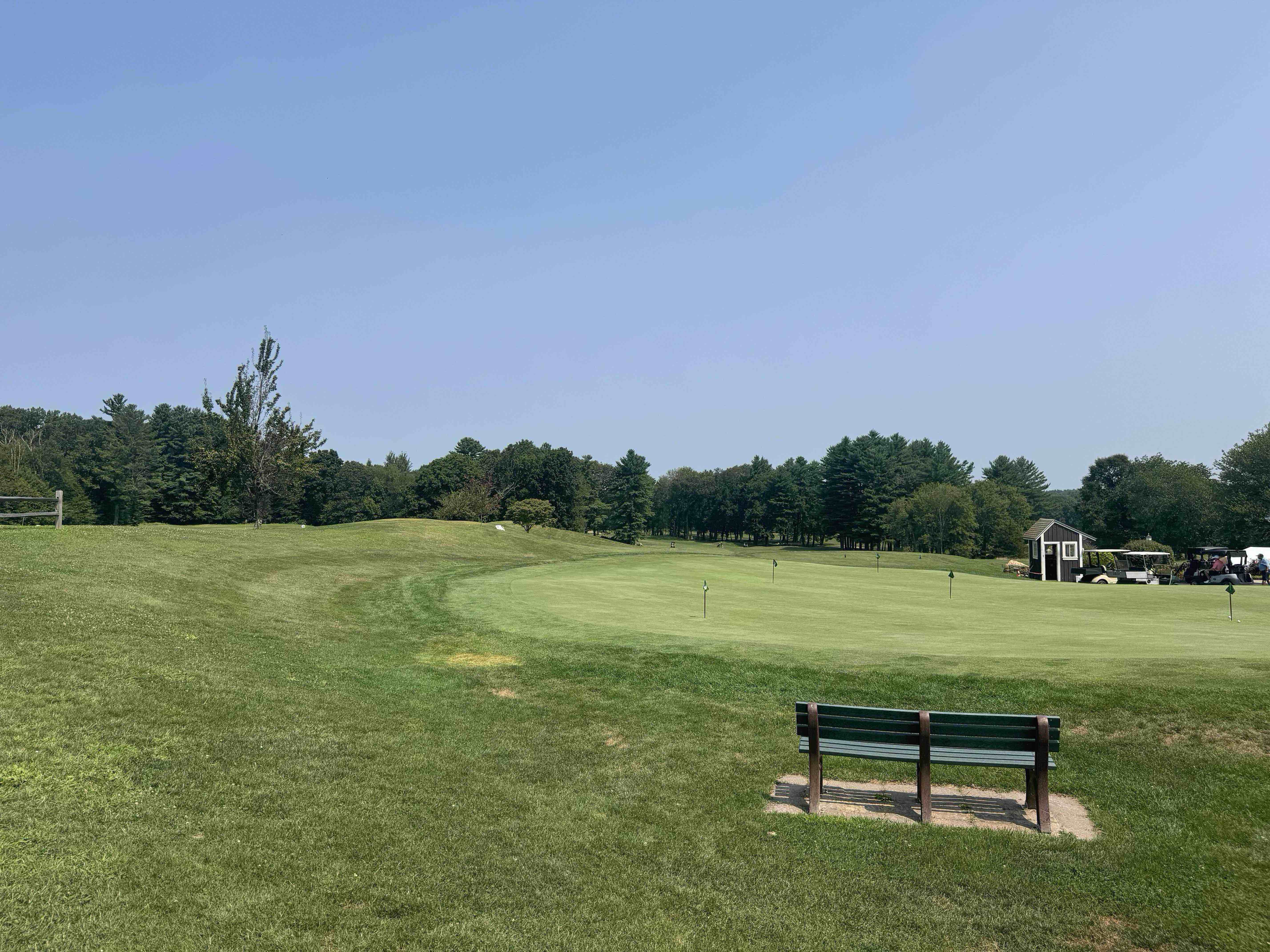 Golfer photo from a round at Blissful Meadows Golf Club in Uxbridge, Massachusetts