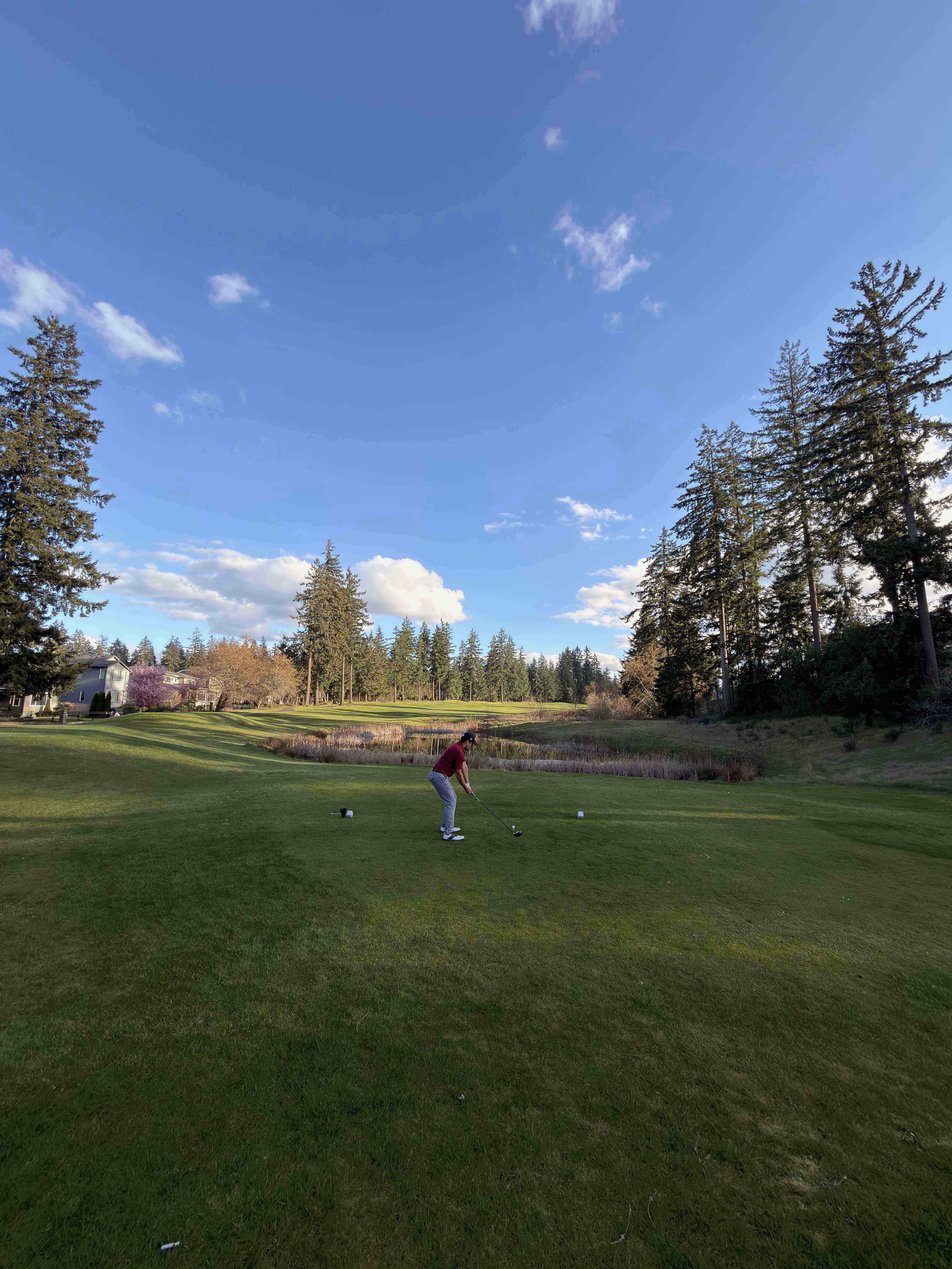 Golfer photo from a round at Woodlands - Golf Club at Hawks Prairie in Lacey, Washington