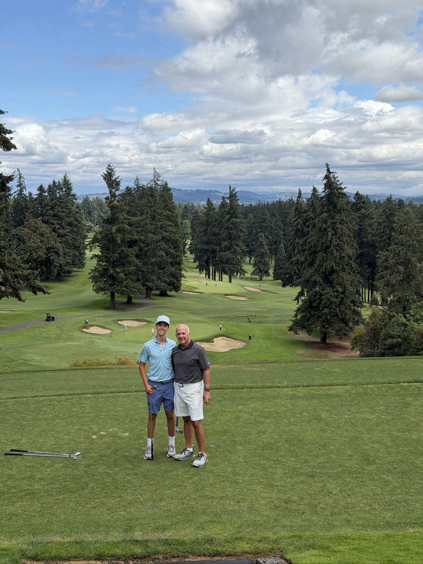 Golfer photo from a round at Oswego Lake Country Club in Lake Oswego, Oregon