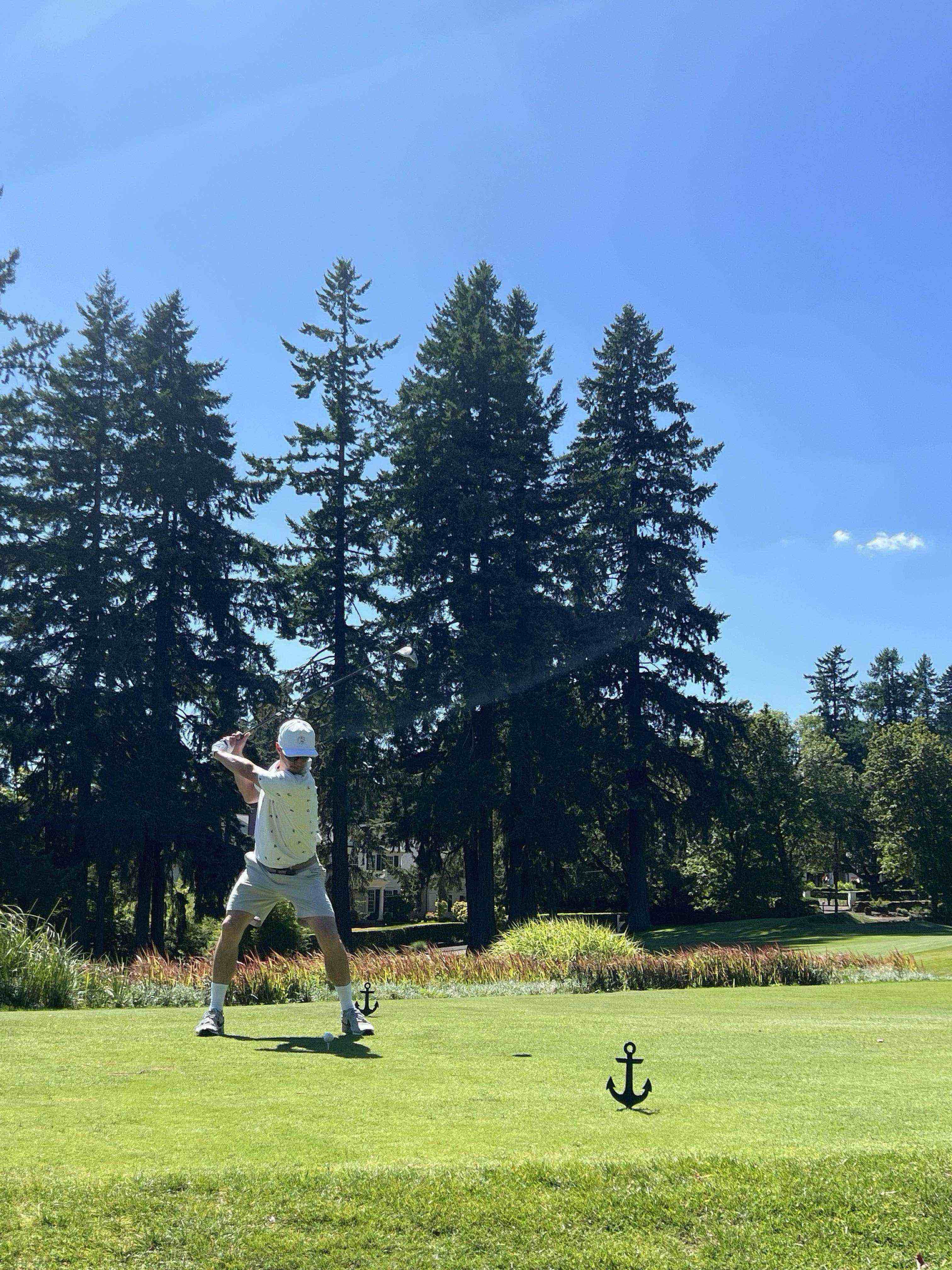 Golfer photo from a round at Oswego Lake Country Club in Lake Oswego, Oregon